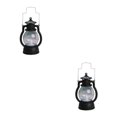 thumbnail image 2 of Guardoinrt Lantern LED Oil Lamp Table Porch Winery Cabin Light Black 2Set, 2 of 6