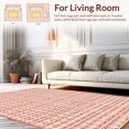 thumbnail image 2 of ODIKA 4' x 6' Machine Washable Non-Slip Area Rug, Geometric Border High Traffic Rug, Red, 256422, 2 of 7