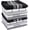 Black, variant on KAF Home Soho Kitchen Towels, Soft and Absorbent Flat Dish Towels, 18” x 28”, Blue Gray, 10 Pack