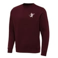 thumbnail image 2 of Men's Antigua Maroon Mississippi State Bulldogs Victory Swinging Bully Crew Neck Pullover Sweatshirt, 2 of 3