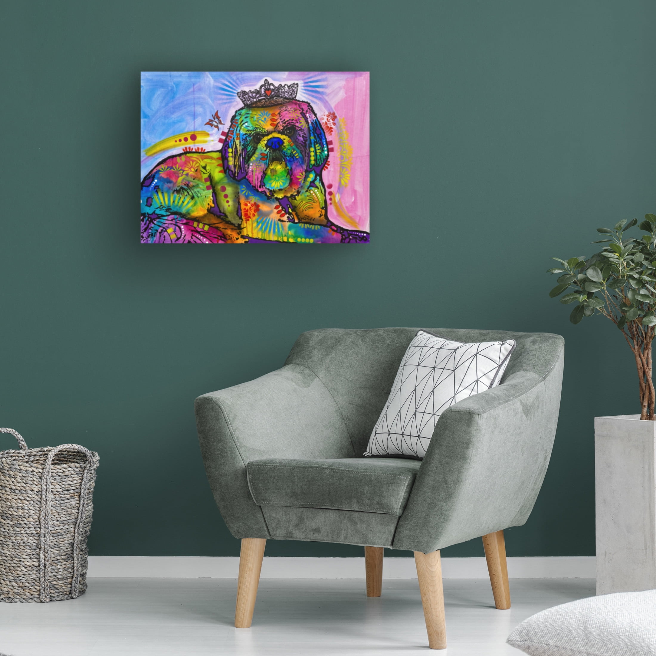Canvas Wall Art - Dean Russo 'Princess Buttercup' Wall Art for Living Room, Bedroom, or Office Décor by Trademark Fine Art - 47 x 35 Inches