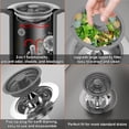 thumbnail image 3 of 3 in 1 Kitchen Sink Plug and Strainer Combo, Kitchen Sink Strainer Stopper Pop-Up Sink Plug Replacement, Stainless Steel Anti-Clogging Sink Strainer Plug for 2.8-3.15inch Sink Drain, 3 of 7