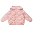 thumbnail image 3 of Lmnyox Puffer Coats for Kids Winter Thermal Full Zip Long Sleeve Hooded Jackets Casual Quilted Puffy Outwears, 3 of 9