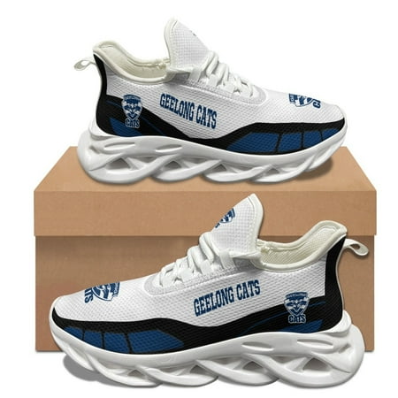 AFL Geelong Cats team printed summer couple blade shoes outdoor sports running shoes to map design can be customized
