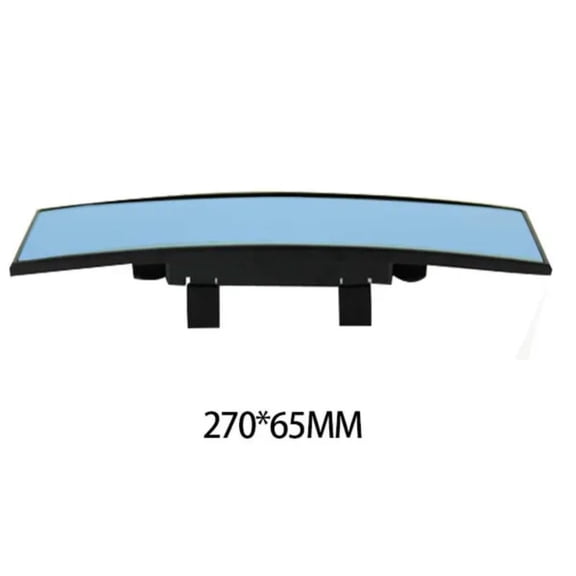 Car Rear View Mirror Wide Angle Large View Blue Tint Clip on Rear View Mirror for Blind Spot and Backseat Visibility