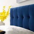 thumbnail image 2 of Modway Lily Biscuit Tufted Twin Performance Velvet Headboard in Navy, 2 of 8