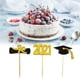 thumbnail image 5 of Wosthever 120 unids/set elegante gorro de diploma decoración para pastel para graduación pastel adorno para pastel de graduación Kits de decoración para fiestas, 5 of 6