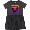 thumbnail image 3 of Inktastic California Sunset Vacation Beach Girls Toddler Dress, 3 of 5