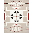 thumbnail image 2 of Pasargad Home Tuscany Collection Reversible Wool Mocha Area Rug- 8' 1'' X 9'10'', 2 of 2
