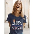 thumbnail image 2 of Ron Desantins Fresh Start 2024 T-shirt Female's -SmartPrintsInk Designs, 2 of 4