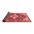 thumbnail image 2 of Ahgly Company Indoor Round Medallion Red Traditional Area Rugs, 6' Round, 2 of 4