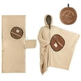 thumbnail image 5 of Yucurem Fleece Camping Cape Sleeping Bag Sleeping Bag Poncho for Travel Essential for Travel (champagne), 5 of 10