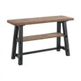 thumbnail image 3 of Alaterre Furniture Adam 48"L Solid Wood Console Table with Shelf - Natural, 3 of 5