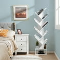 thumbnail image 3 of Costway 10-tier Tree Bookshelf with Drawer Free-standing Bookcase Storage Shelf White, 3 of 8