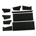 thumbnail image 4 of 9pcs / set Monedero Patrón PU Cuero Material de Negro Sunnimix Patrón de monedero de billetera de bricolaje, 4 of 8