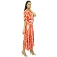 thumbnail image 5 of Bimba Women Long Designer Kimono Maxi Kaftan Caftan Beach Coverup With Belt, 5 of 8