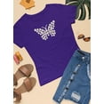 thumbnail image 3 of Daisy Butterfly T-Shirt Women -Image by Shutterstock, Female Large, 3 of 4