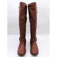 thumbnail image 3 of ShoeDazzle Women's Letoya Tall Knee High Riding Boots- Cognac, US 6M, 3 of 9