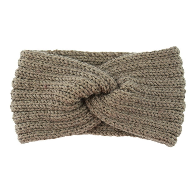 Bandeau Chauffant Doux Extensible pour Oreilles Femmes Hiver Tricoté