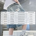 thumbnail image 3 of Kids Jorts Boys Baggy Jean Shorts Loose Fit Vintage Wide Leg Jorts Y2K Streetwear Hip Hop Casual Long Denim Shorts Teen Summer Clothes, 3 of 5