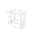 thumbnail image 4 of Accent Table Side End Narrow Small 2 Tier Bedroom Metal Black, 4 of 11