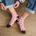 thumbnail image 3 of Naloa Flowers And Ladybugs Ankle Socks for Women Non Slip Socks No Show Socks Classic Low Cut Casual Socks Casual Socks, 3 of 7