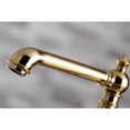 thumbnail image 3 of Kingston Brass KS7272PXBS English Country Bridge Kitchen Faucet with Brass Side Sprayer, Polished Brass, 3 of 8