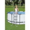 thumbnail image 6 of Bestway 52 In SteelPool Ladder w/ No-Slip 9x36-Inch Vinyl Pool Mat, 6 of 13