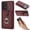 Winered, variant on Compatible with Samsung Galaxy A53 5G Wallet Phone Case,360°Rotation Finger Ring Holder Kickstand,with Card Holder,Lychee Pattern PU Leather Durable Shockproof Rugged Phone Case,Winered