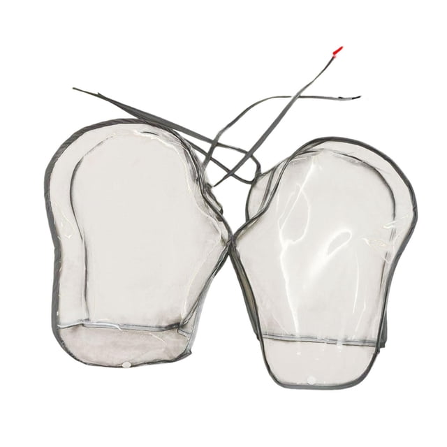 Paquete de 2 fundas impermeables para manillar de patinete, protectores de agarre, resistentes a la lluvia y al viento, accesorios universales transpa