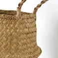 thumbnail image 7 of ShadeMart 12.6" Diameter x 11" High Seagrass Belly Storage Basket with Handles - Multi-Purpose for Plants, Laundry & Groceries, 7 of 7