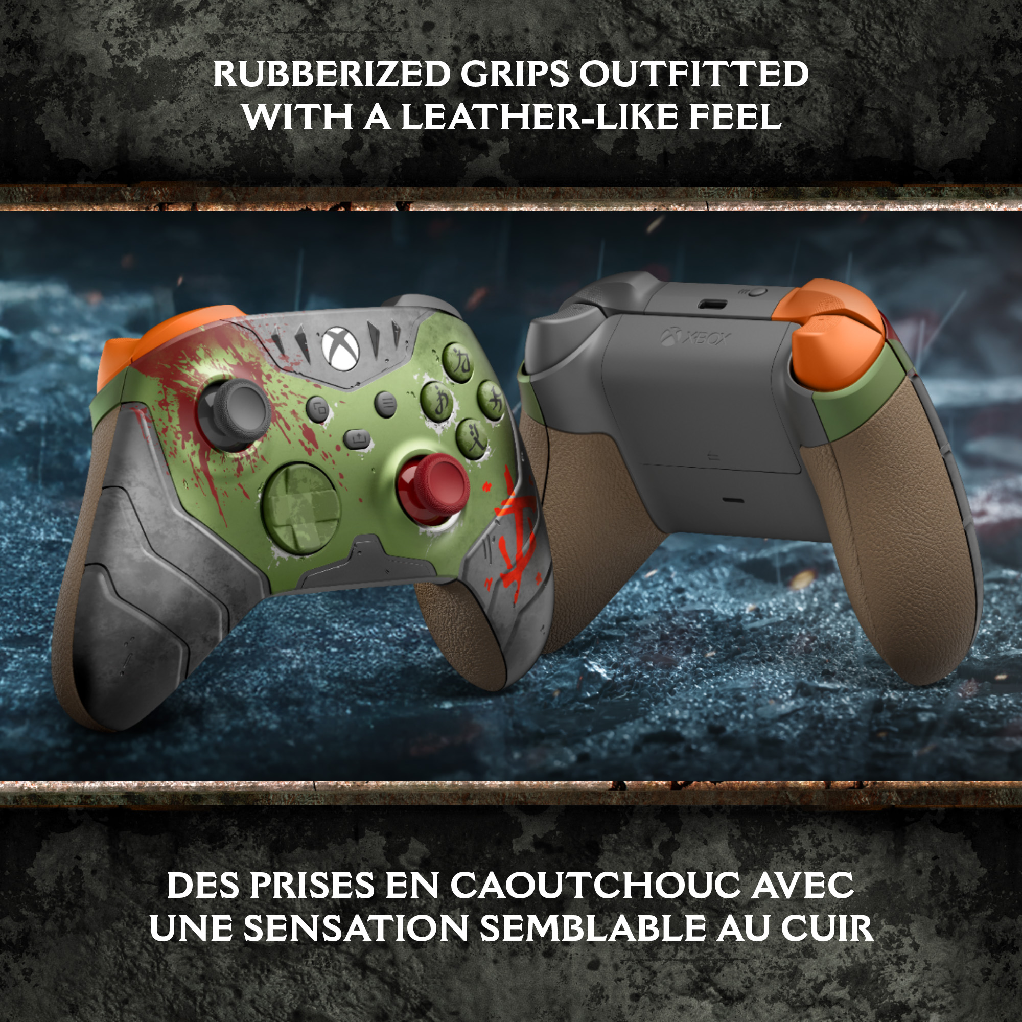 Doom The Dark Ages Limited Edition Xbox Controller – Green, Wireless, Microsoft Official