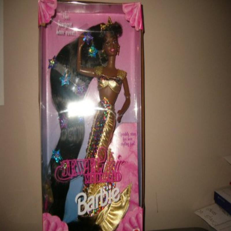jewel hair mermaid barbie african american