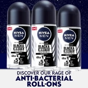 Nivea 48h Deodorant Roll-on Invisible for Black and White, Original, 1.7 Fl Oz Pack of 3