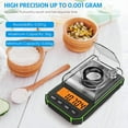 thumbnail image 4 of Brifit Digital Milligram Scale, 50g Portable Mini Scale, 0.006g Precise Graduation, Professional Pocket Scale with 50g Calibration Weights Tweezers, 4 of 11