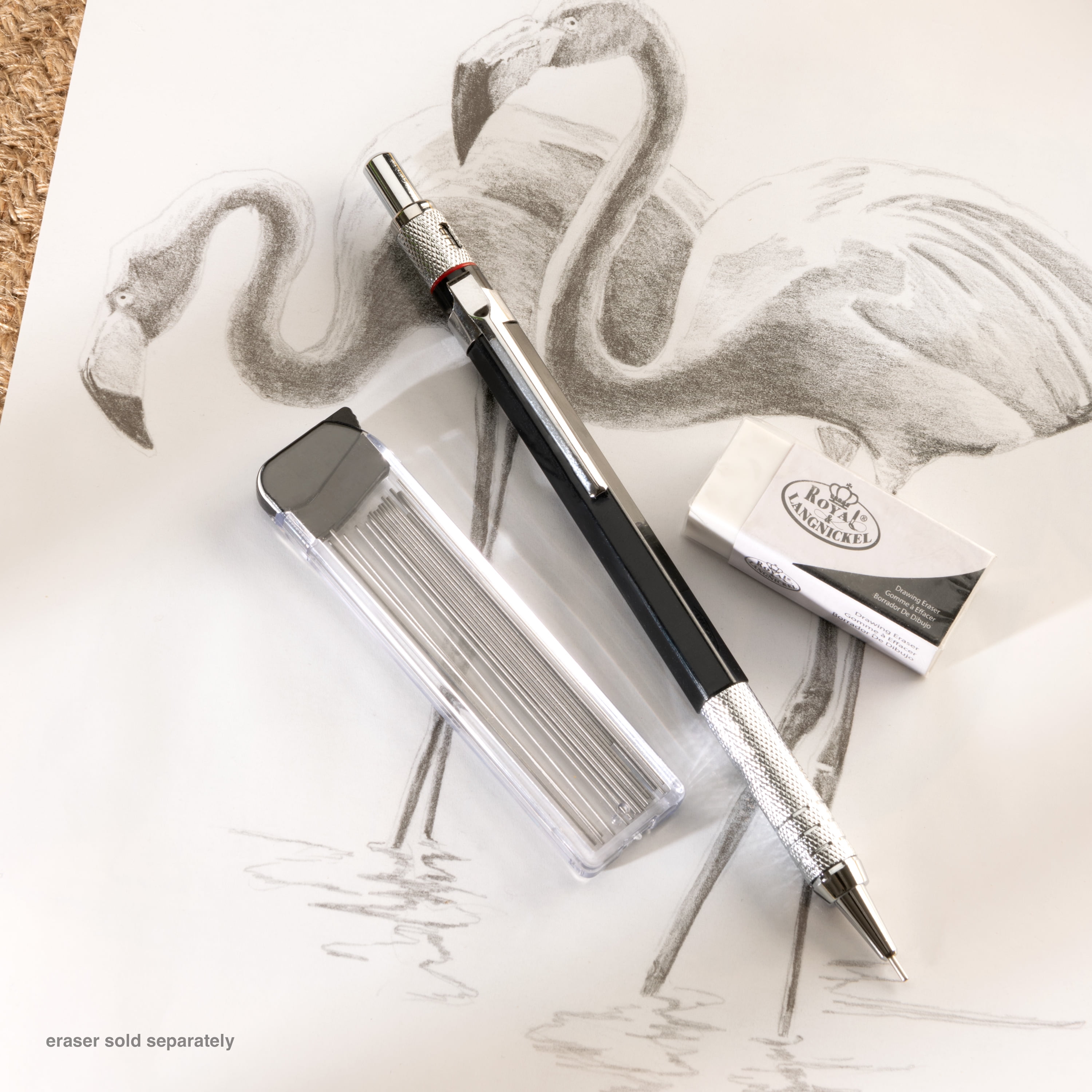 Royal & Langnickel Essentials Mechanical Pencil Set with 20 Lead Refills