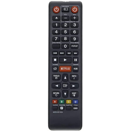 Replaced AK59-00145A Remote Control for Samsung Blu Ray DVD Players BD-E5700 BD-E5900 BD-EM57