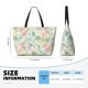 thumbnail image 4 of Fotbe Watercolor Wildflowers Bolsa de Viaje para Playa - Resistente al Agua, Bolsa Tote de Gran Capacidad y Ligera con 7 Bolsillos para Mujeres y Hombres, 4 of 7