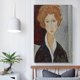 thumbnail image 5 of Amedeo Modigliani Impresión de pintura (94) Póster de lienzo Arte de pared Impresiones de imágenes colgantes Foto Regalo Decoración Pósteres para el hogar Obras de arte 12x18 pulgadas (30x45 cm), 5 of 6
