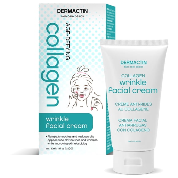 Dermactin-TS Productos de tratamiento facial reductor de arrugas relleno de colágeno 1 onza