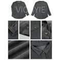 Vafful Womens Corduroy Shacket Blouses Oversize Boyfriend Button Down