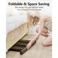 thumbnail image 5 of Folding Small 3 Step Stool for Adults, Portable Anti-Slip Stepladder with Wide Pedals for Home and Kitchen Use, Space Saving - Black (300 lbs), 5 of 5