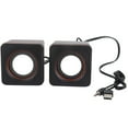 thumbnail image 2 of Speaker,Mini Cube USB Stereo PC Computer Speaker Computer Speaker Streamlined Design, 2 of 9