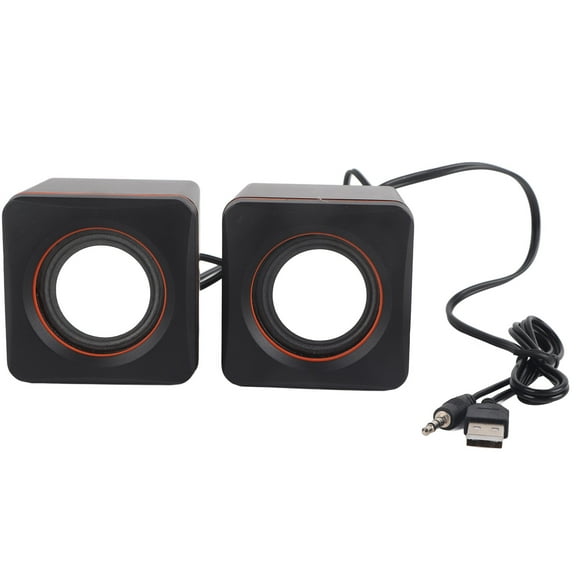 USB Speaker, 3.5mm Jack Desktop Speaker, Computer For Laptop For Home Office