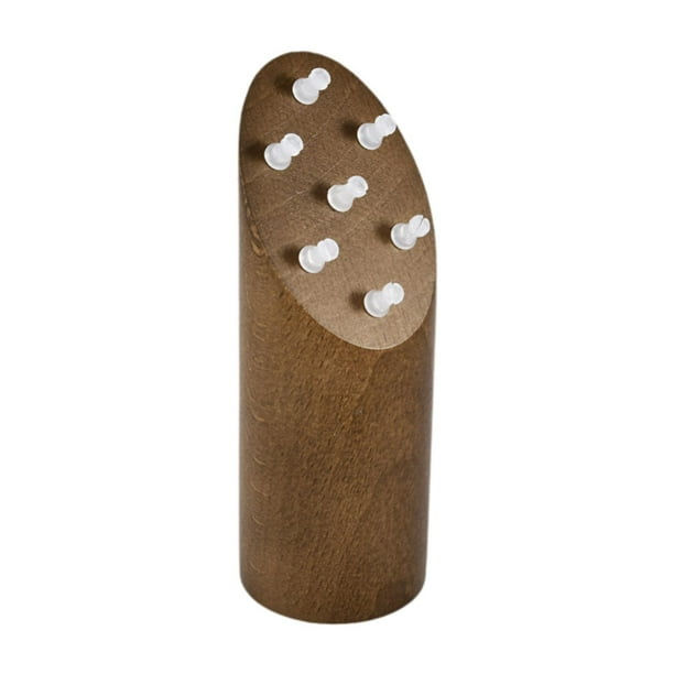 Soporte de madera para joyas de piercing, estante para anillos de labios, fácil de guardar, accesorios de piercing 11cmx4cm