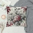 thumbnail image 2 of GOSMITH  Pink and Cream Floral Pillow Covers Vintage Throw Chinoiserie Flower Pillowcases Farmhouse Cushion for Couch Bed Sofa Chair Home Decor, 2 of 5