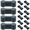 Gray, variant on Yuangui 20pcs Train Track Buckle Plastic Railway Toy Compatible with Thomas Railway