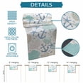 thumbnail image 6 of Coral Anchor Coastal Table Runner 72 Inches, Blue Summer Nautical Starfish Bed Runner Dresser Scarves Tabletop for Indoor Outdoor Parties/Ceremony/Banquet, 14" x 72", 6 of 9