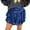 Blue, variant on Ediodpoh Glitter Skirts for Women Sequin Sparkly Mini Pleated High Waisted Tiered Ruffle Flowy Shiny Night Out Club Skirt Skirts for Women Blue XS