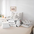 thumbnail image 6 of meiyoeat Warm Aztec 7-Piece Twin Bedding,Bohemian Tribal Bedding Comforter Set For Boys,Black Brown White,Reversible, 6 of 7